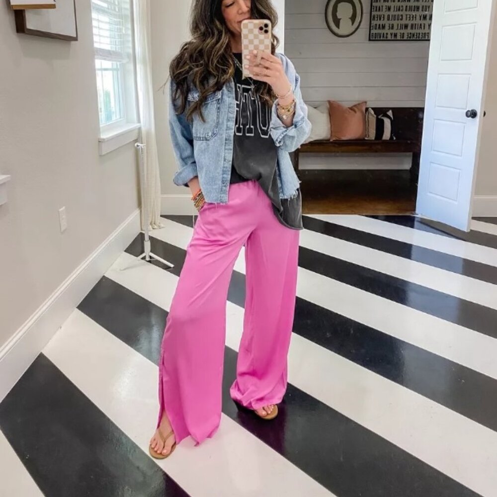 **NEW** Women's Satin Pajama Pants (S size) - Auden